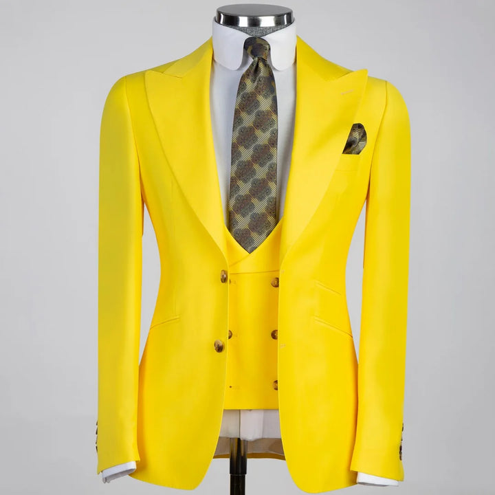 Versatile 3-Piece Men's Formal Suit