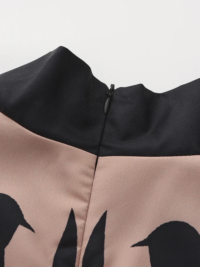 Trendy Flared Sleeves Abaya Dress