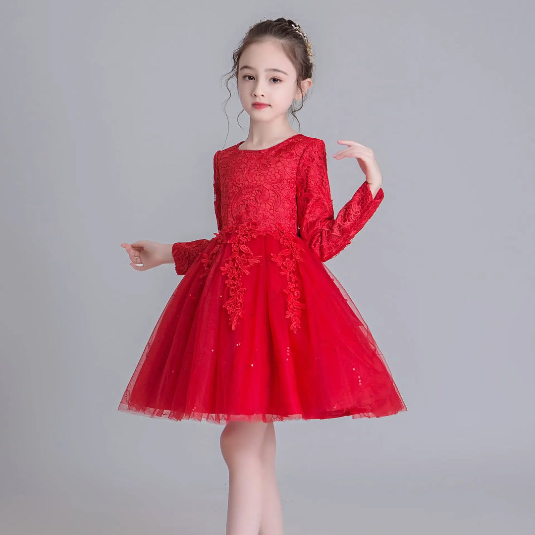Beautiful Flower Lace Girl&