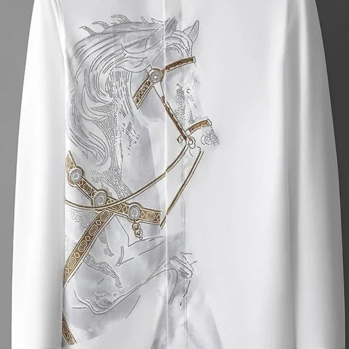 Stylish Graphic Printed Long Sleeves Shirt