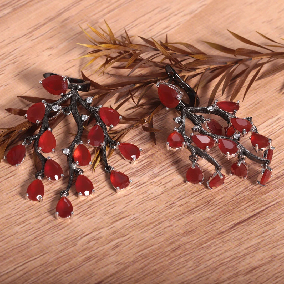 Natural Creative Pine Branch Earrings