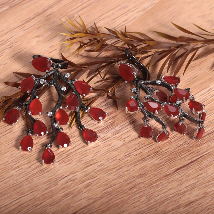 Natural Creative Pine Branch Earrings