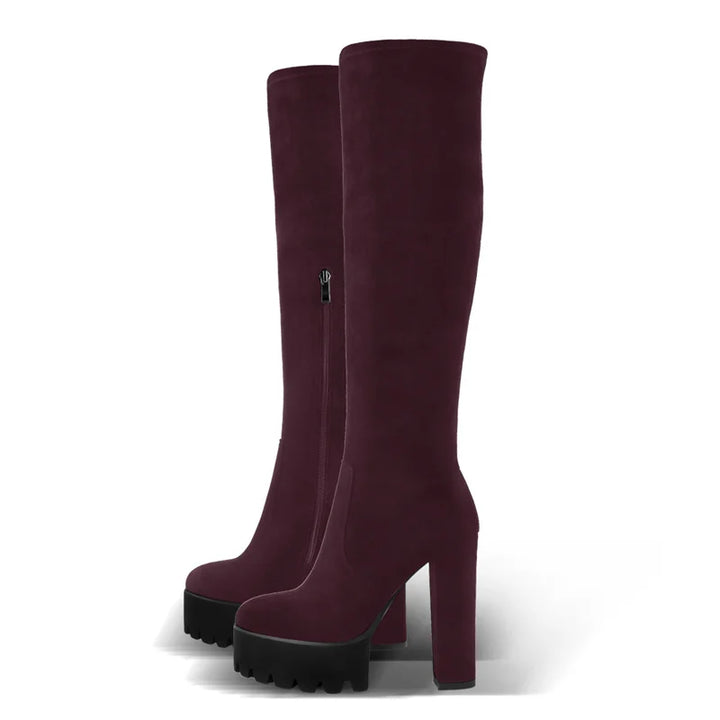 Regal Platform Over-the-Knee Boots