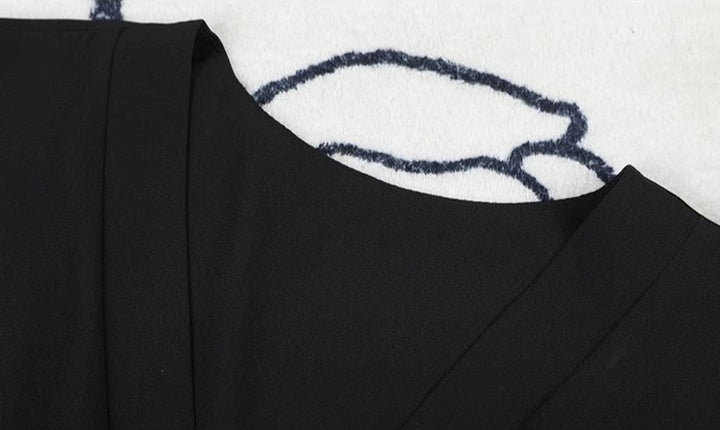 Robe gracieuse en mousseline taille haute pour femme