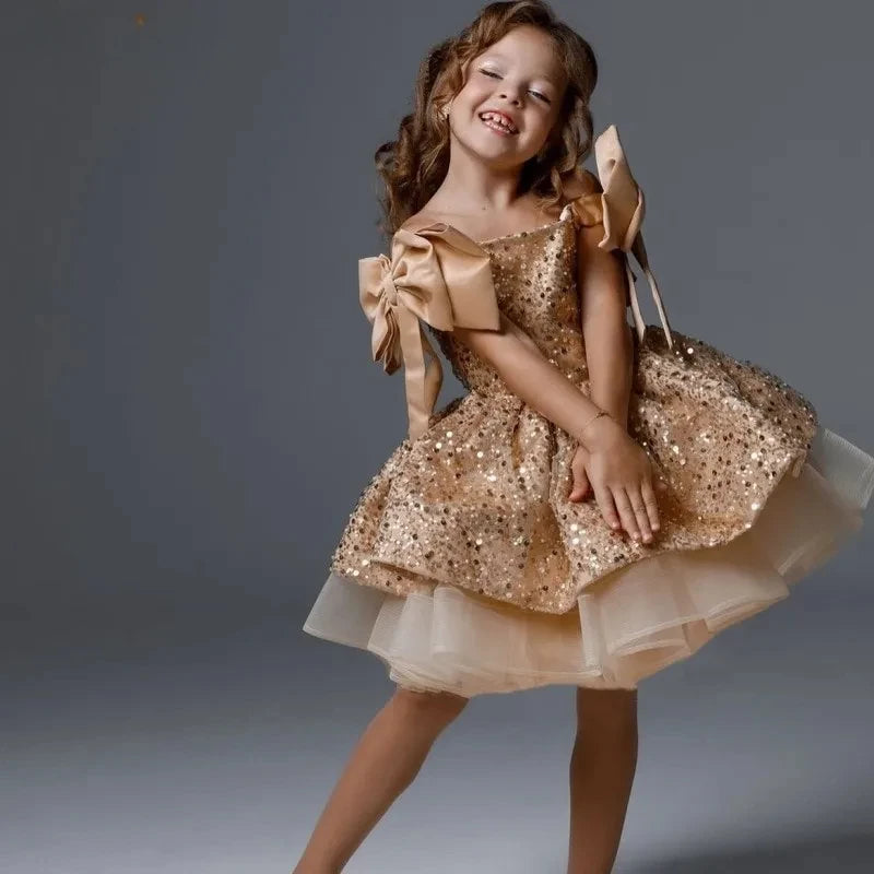 Bow Sparkling Sequin Girl&