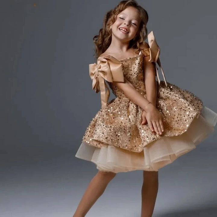 Bow Sparkling Sequin Girl&