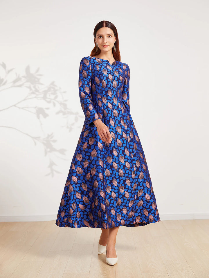 Exquisite Heavy Jacquard Formal Dress