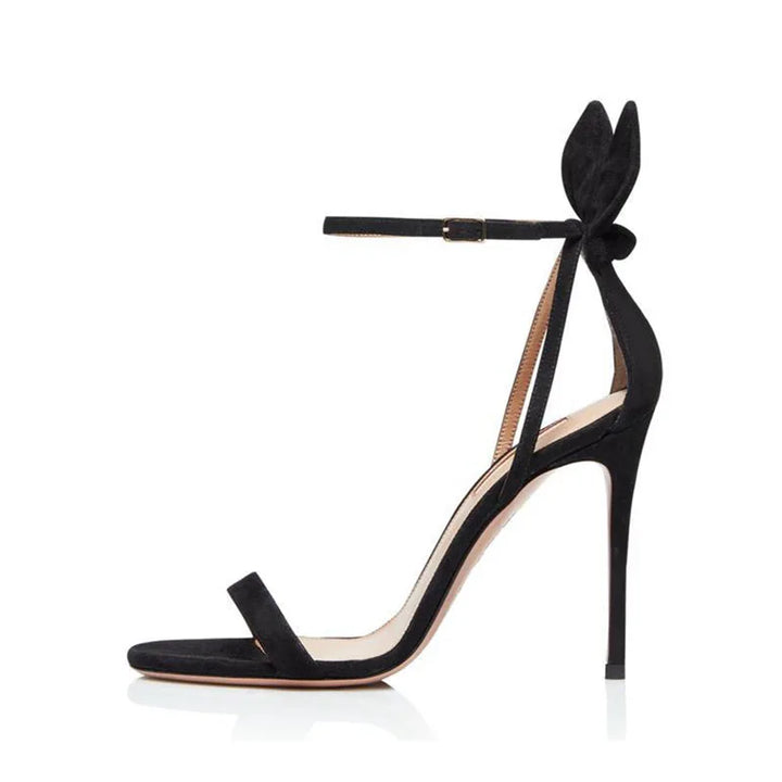 Classic Bowknot Thin Heigh Heel Sandals