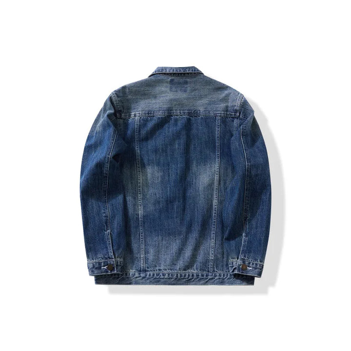 Old Washed Bamboo Denim Jacket