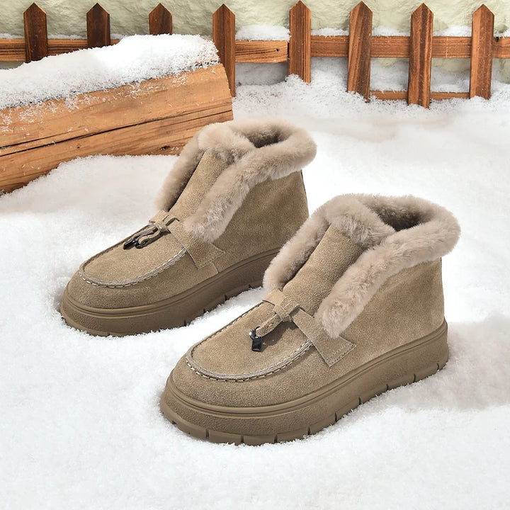 Round Toe Women's Snow Boots