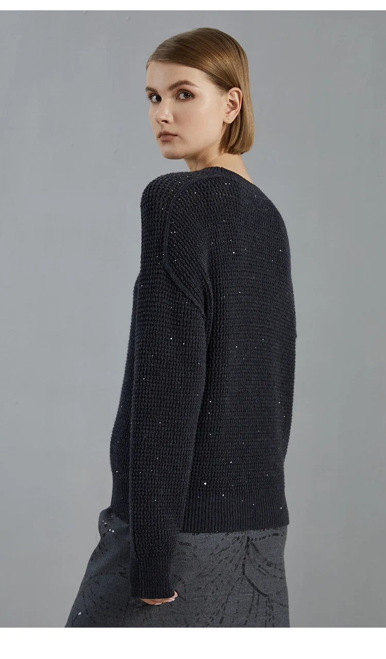 Luxury Thick Wool Pullover Sweater