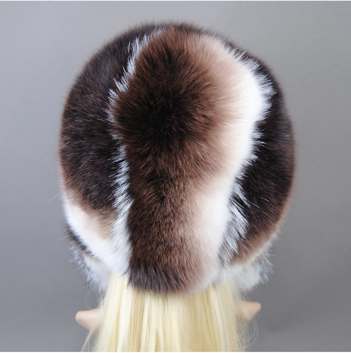 Warm Real Fur Bomber Hat
