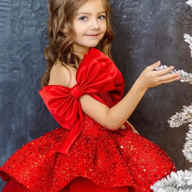 Bow Sparkling Sequin Girl&
