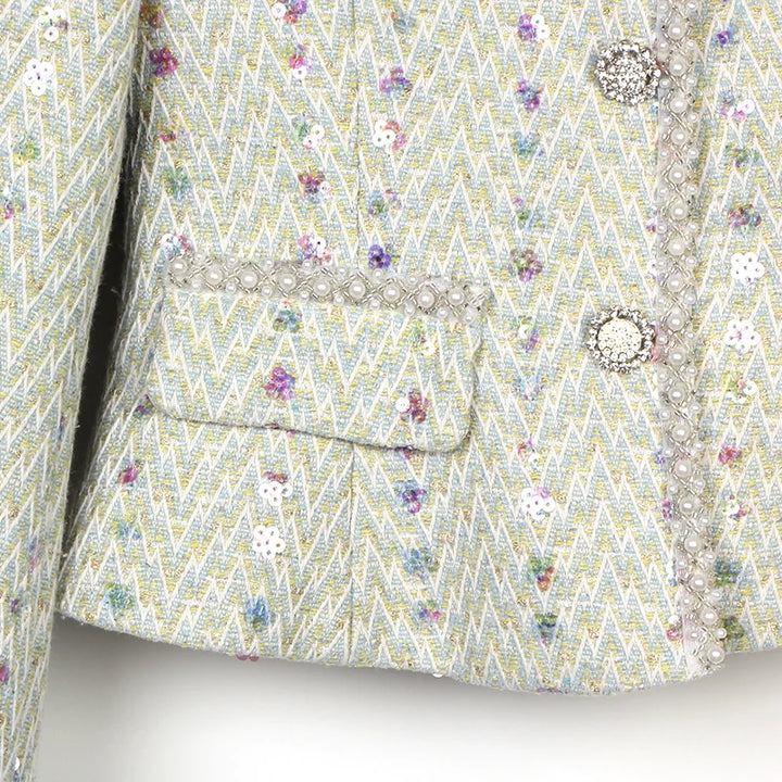 Glamorous Beaded Sequin Jacket