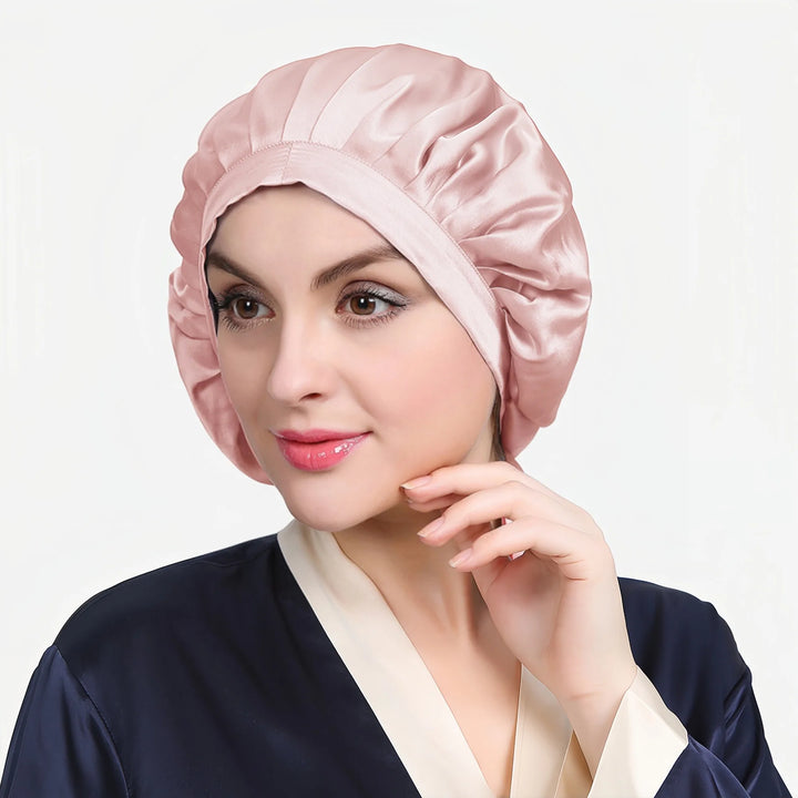 Real Silk Concise Style Night Bonnet