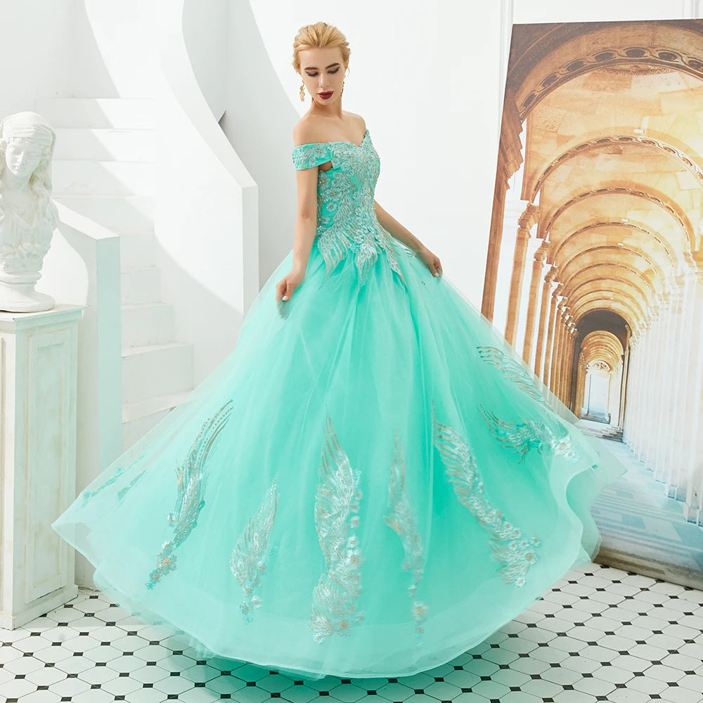 Gorgeous Applique Quinceanera Dress