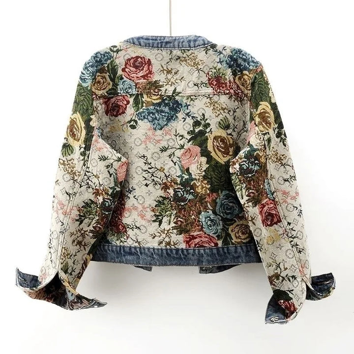 Retro Jacquard Short Jacket
