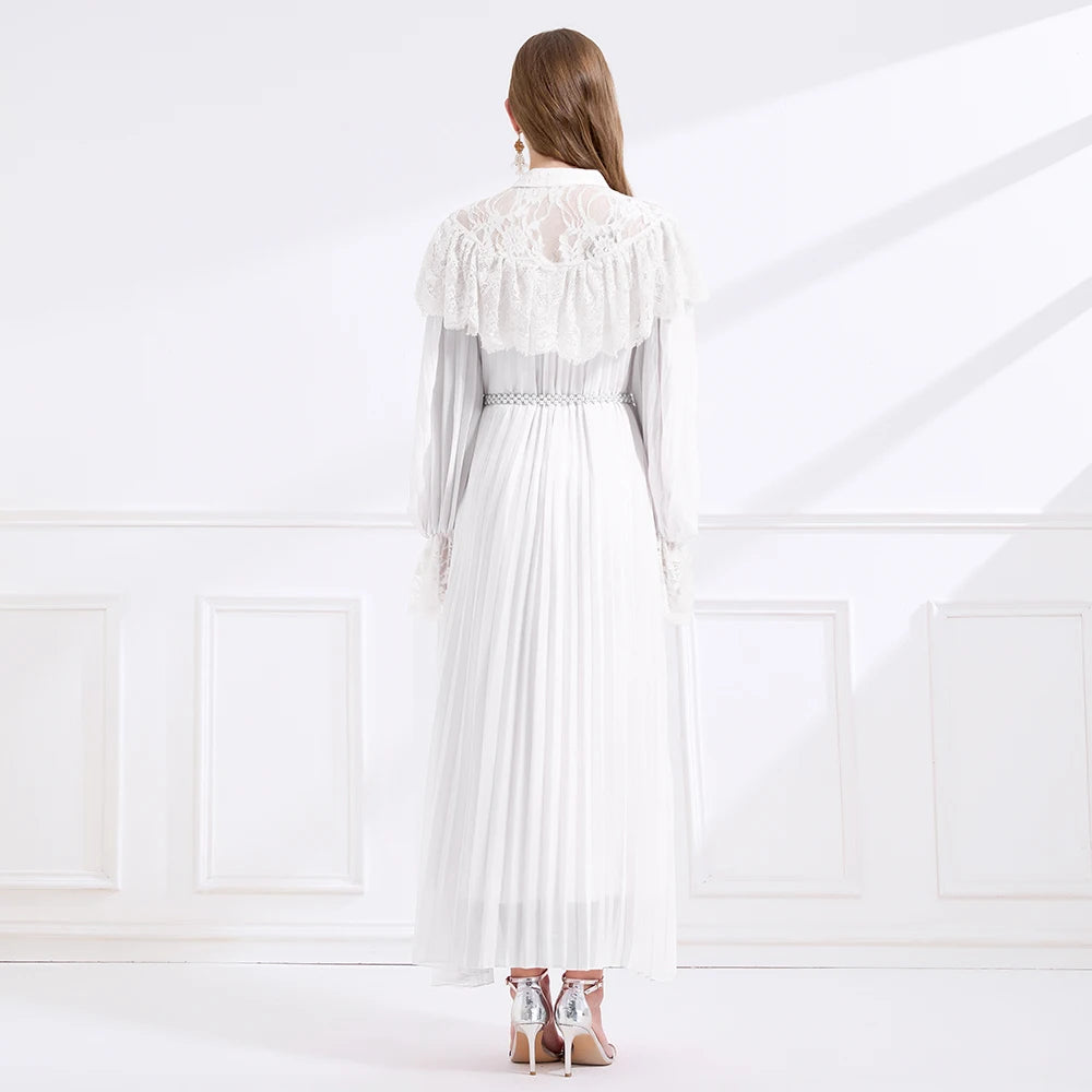 Wonderful Lace Spliced Party Dress