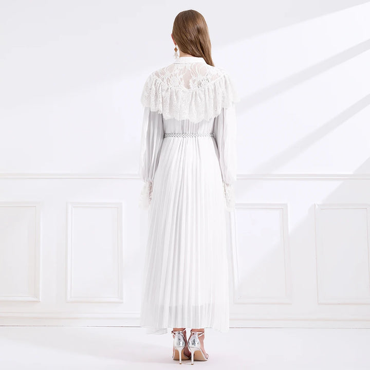 Wonderful Lace Spliced Party Dress