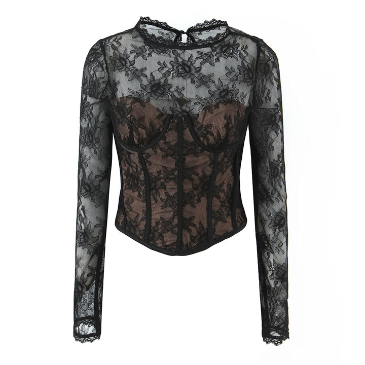 Luxury Semi-Sheer Crop Tee
