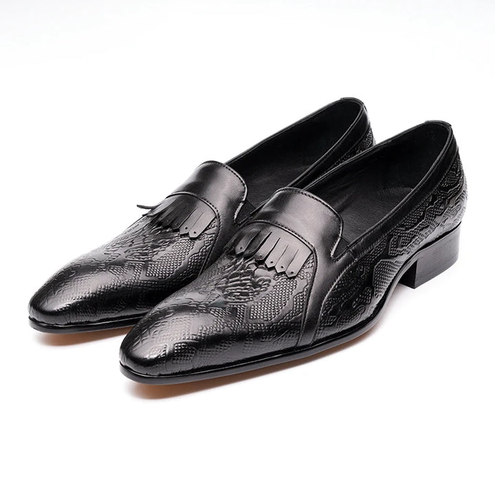 Elegant Men's Business Leather Loafers