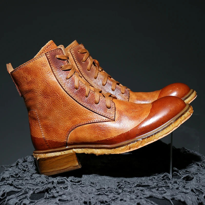 High-Top Handcrafted Goodyear Welted Boots