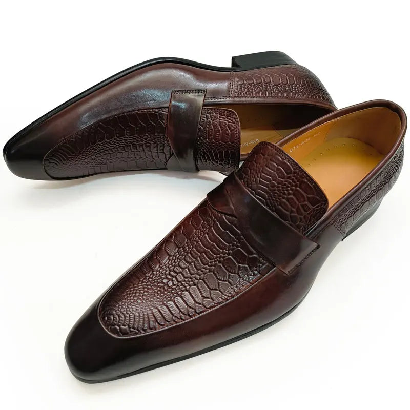 Refined Slip-On British Business Shoes