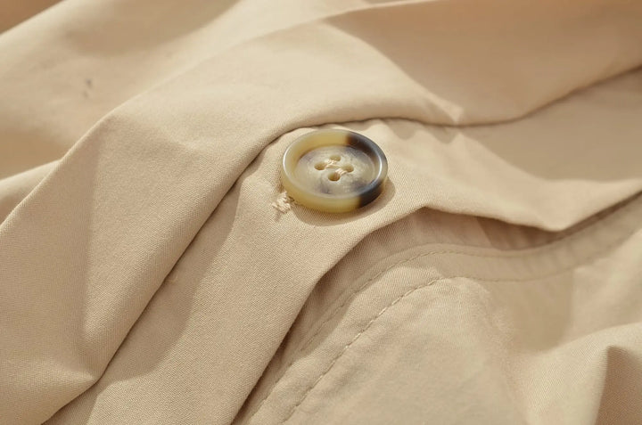 Sweet Stand Collar Pleated Blouse