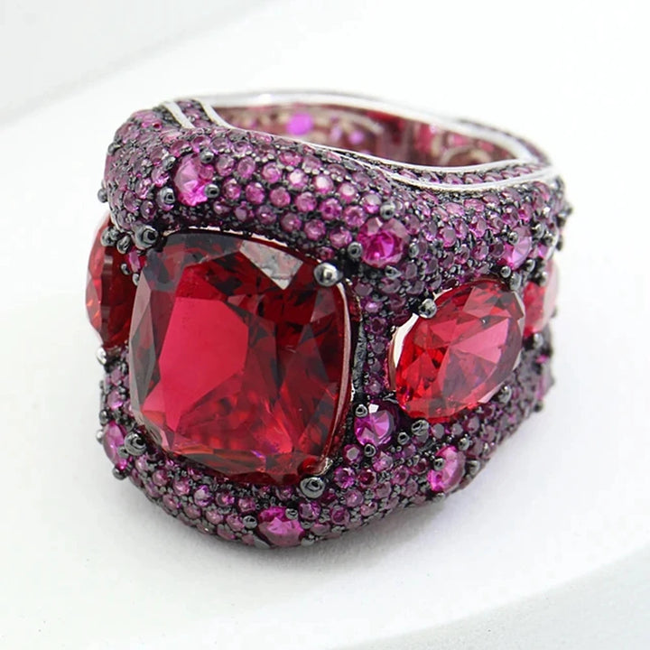 Regal High Carbon Ruby Ring
