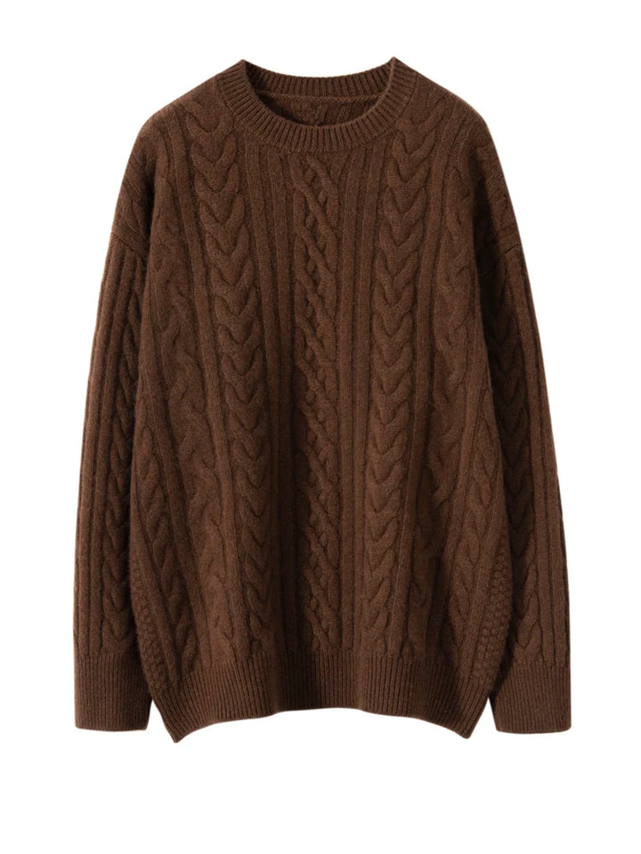 Elegant Twist Cozy Cashmere Sweater