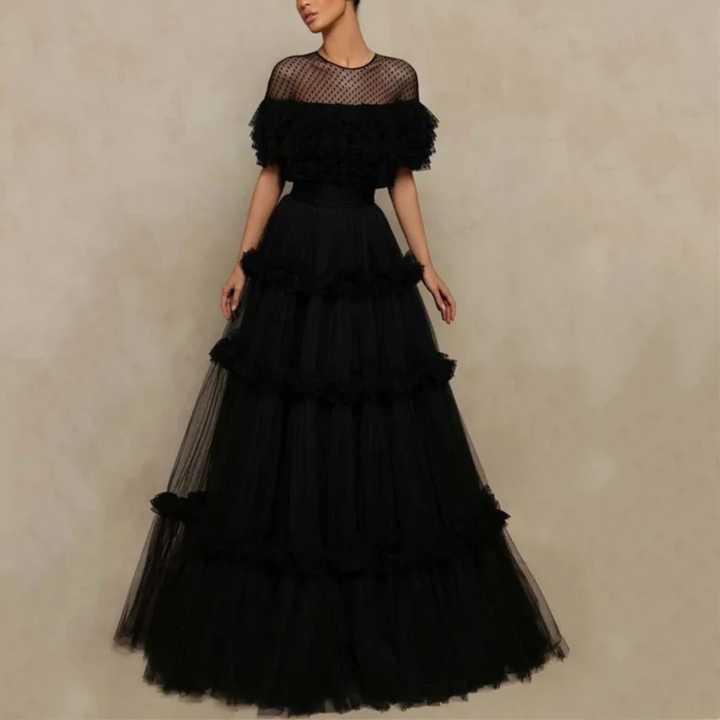 Wave After Wave Tulle Evening Dress