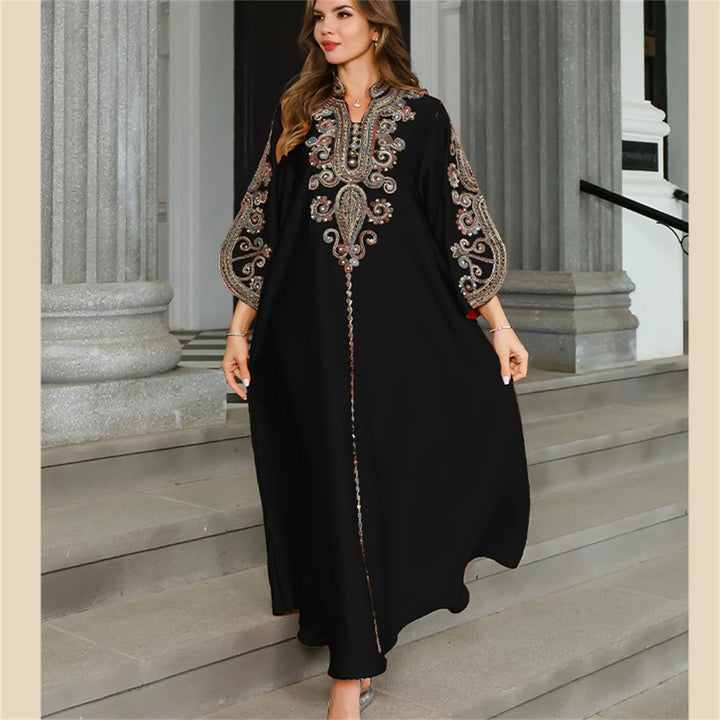 Slit Sleeve Jalabiya Dress
