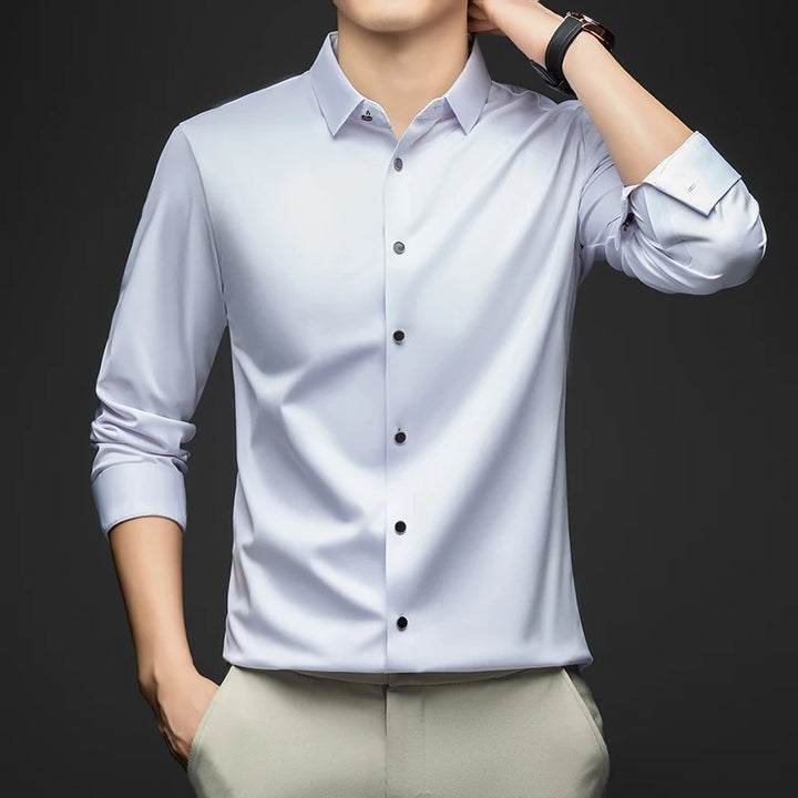 Meticulous Seamless Silk Formal Shirt