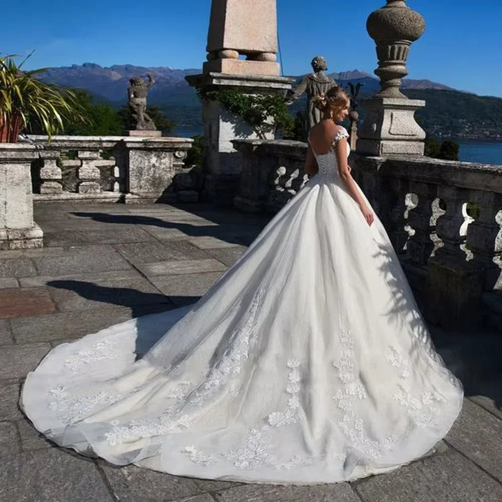 Dreamy Lace Bridal Ball Gown