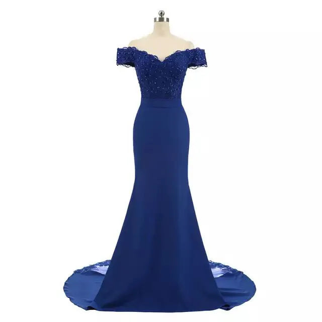 Stunning Twill Sateen Evening Dress