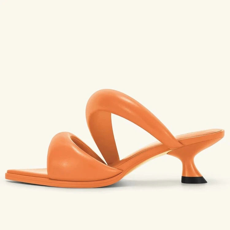 Sweet Pointed Toe High-Heel Slippers