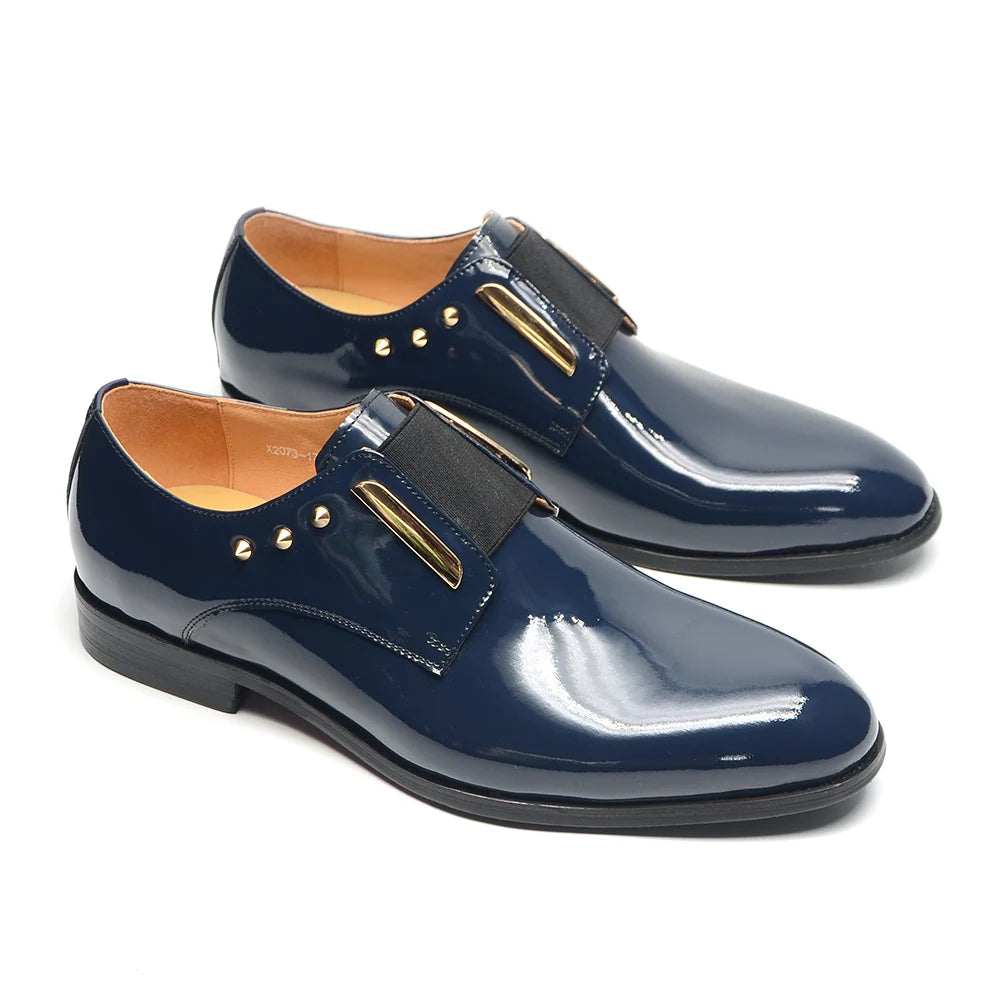 Luxury Patent Leather Evening Dress Shoes