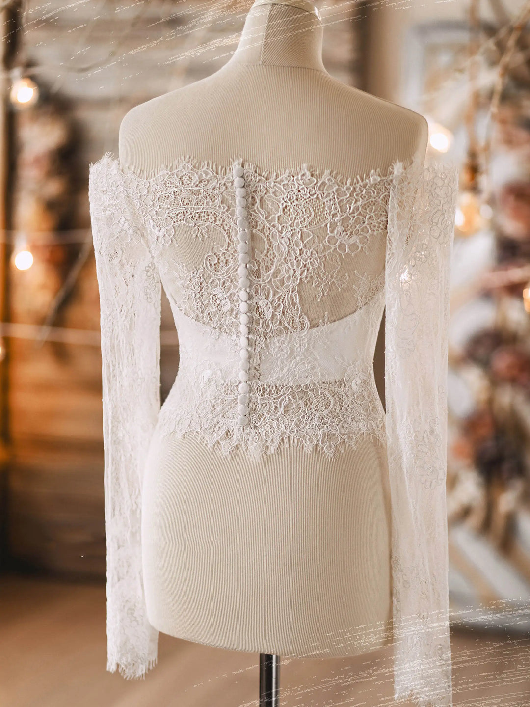 Timeless Off Shoulder Bridal Jacket
