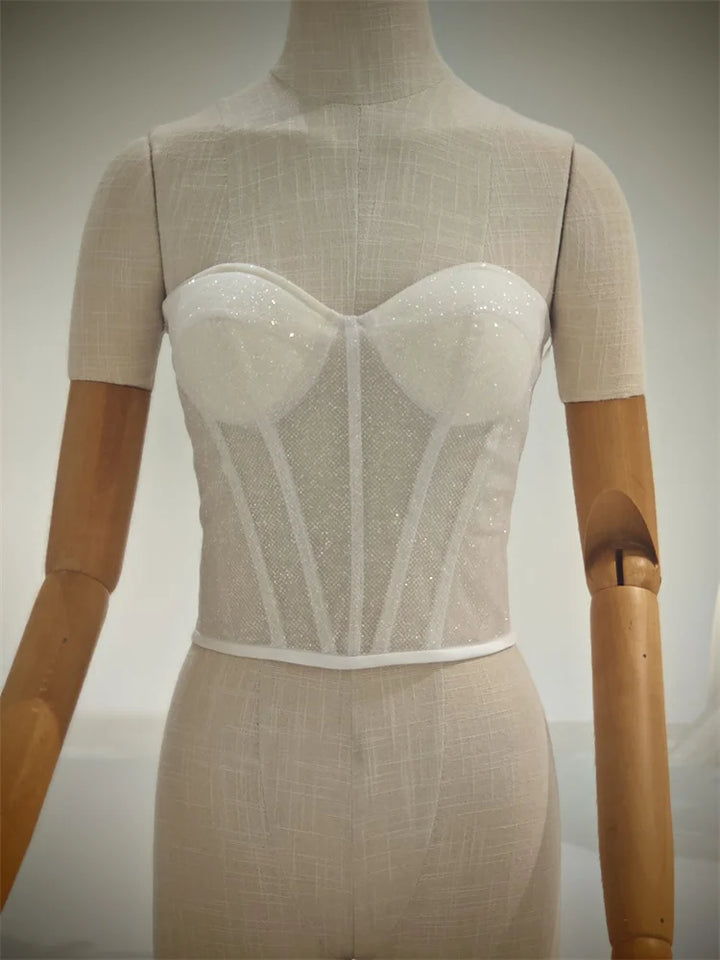Modish See-Through Bridal Corset