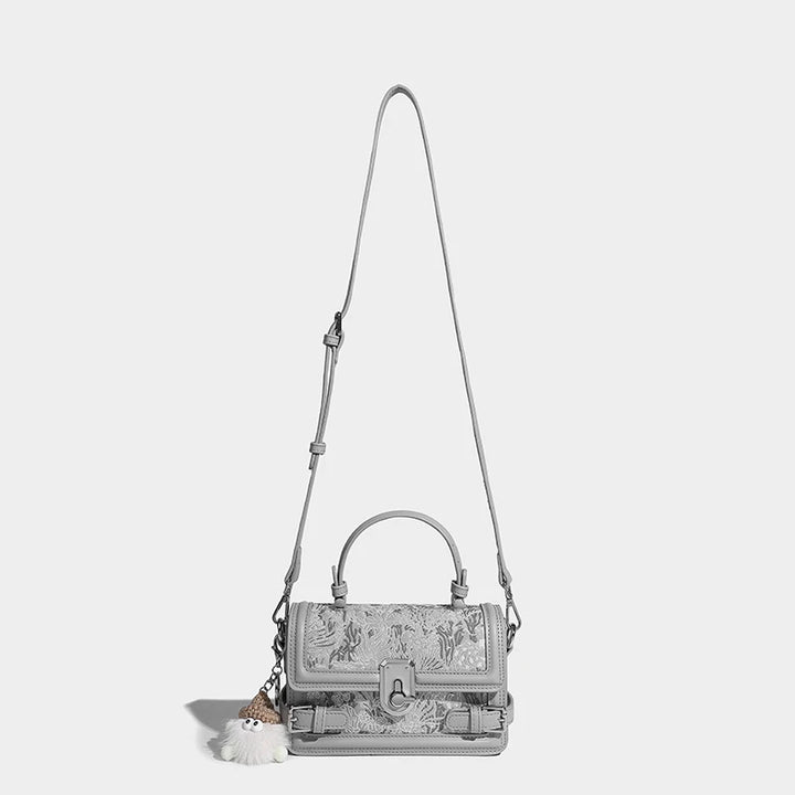 Cherish The Moment Embroidered Handbag