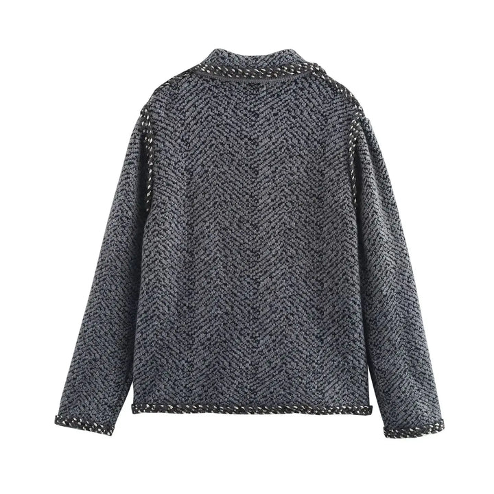 Versatile Loose Lapel Knit Jacket