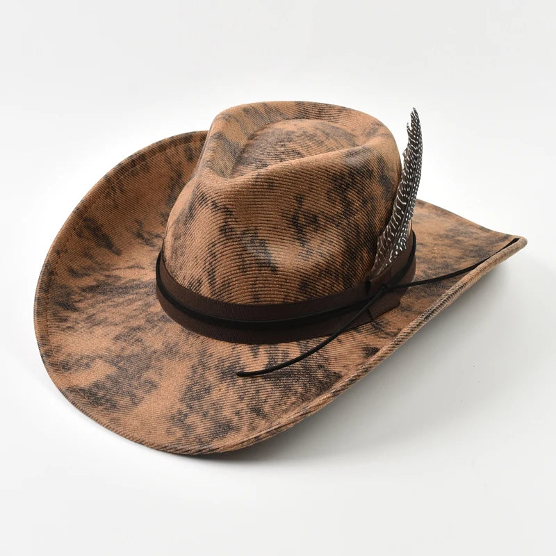 Dashing Feather Western Cowboy Hat