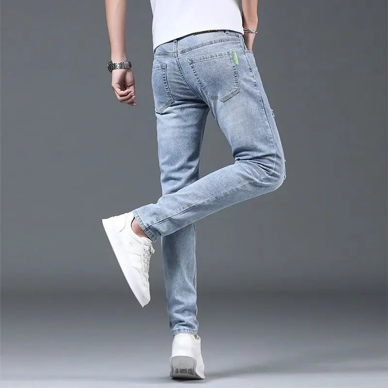 Luxury Designer Skinny Denim Jeans