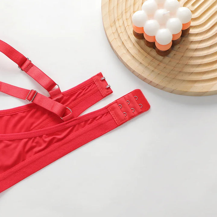 Comfortable French Sheer Plus Size Bra