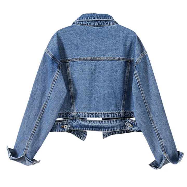 High Waisted Streetwear Denim Jacket