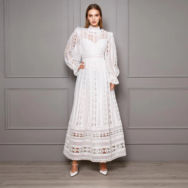 Delightful Hollow-Out Temperament Dress