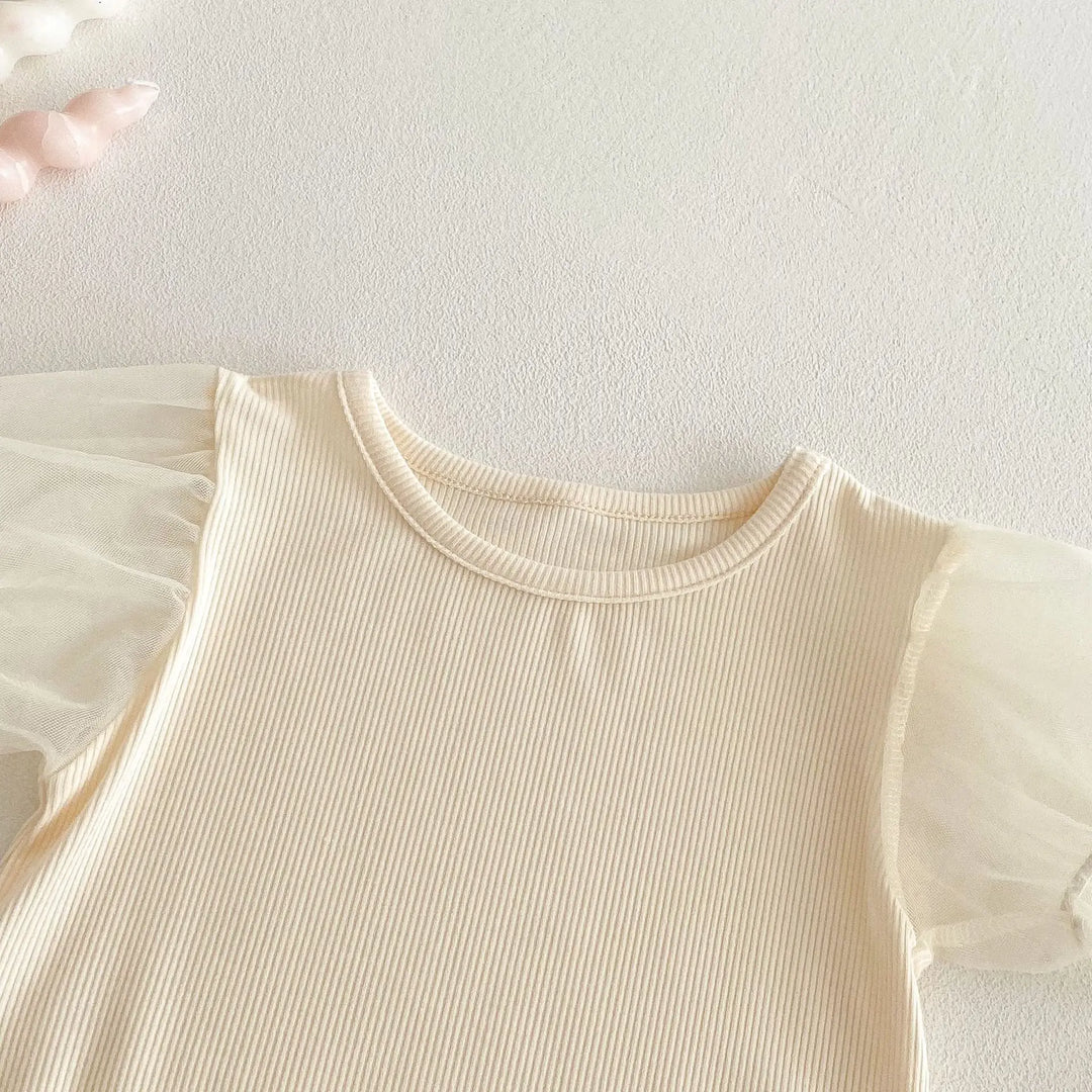 Cute Floral Baby Girl's Romper Dress