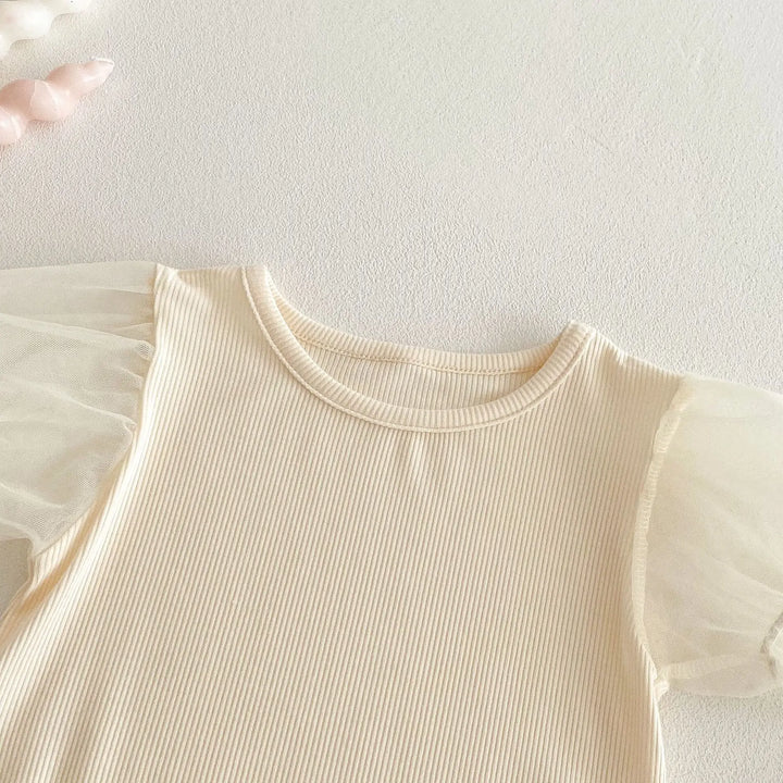 Cute Floral Baby Girl's Romper Dress