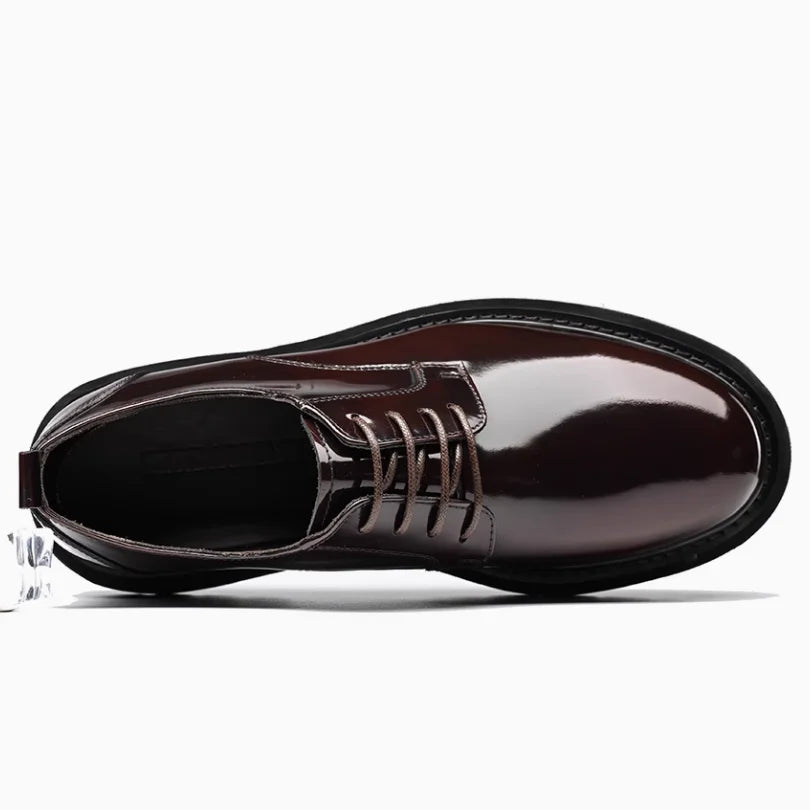 British Business Thick-sole Derby Shoes