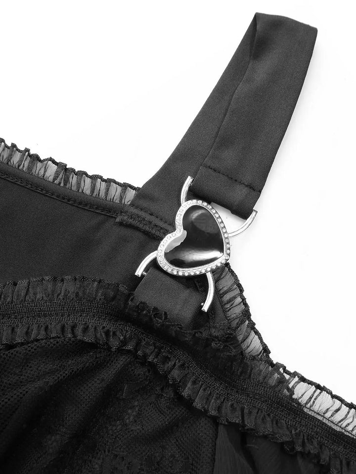 Sweet Flare Sleeves Plus Size Dress